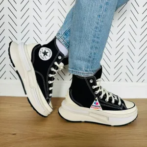⭐Converse Run Star Legacy CX Hi Sz 7 Women's Shoes Sneakers Black A00869C New