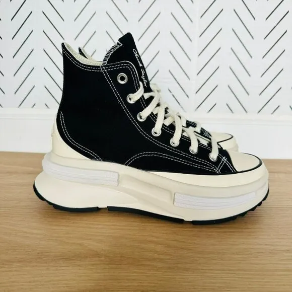 ⭐Converse Run Star Legacy CX Hi Sz 7 Women's Shoes Sneakers Black A00869C New