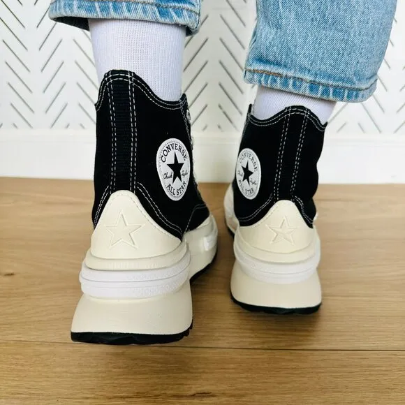 ⭐Converse Run Star Legacy CX Hi Sz 7 Women's Shoes Sneakers Black A00869C New