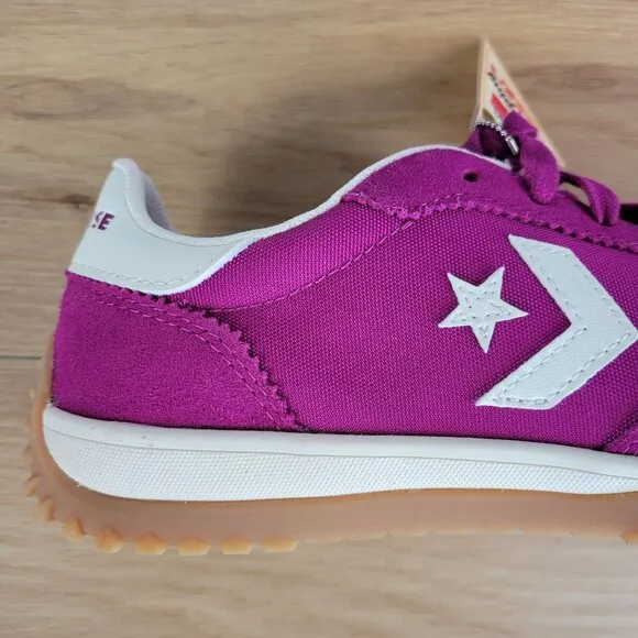 ⭐Converse Run Star Trainer Ox Size 7.5 Womens Casual Shoes Suede Violet A13361C⭐