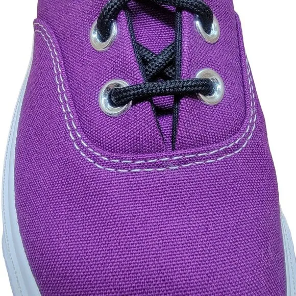 🤩CONVERSE SKID GRIP CANVAS Women Shoes Sz 8.5 Purple Platform Sneakers 170942C