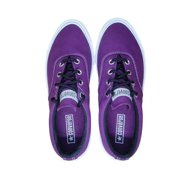 🤩CONVERSE SKID GRIP CVO OX CANVAS Men Shoes Size 7 Retro PURPLE VIOLET 170942C