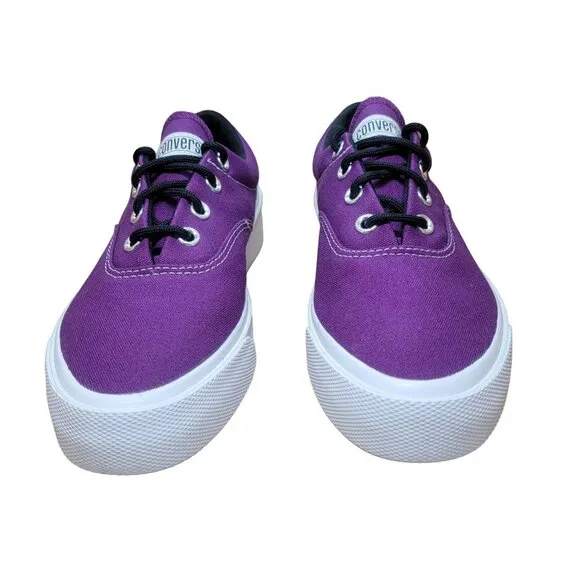 🤩CONVERSE SKID GRIP CVO OX CANVAS Men Shoes Size 7 Retro PURPLE VIOLET 170942C