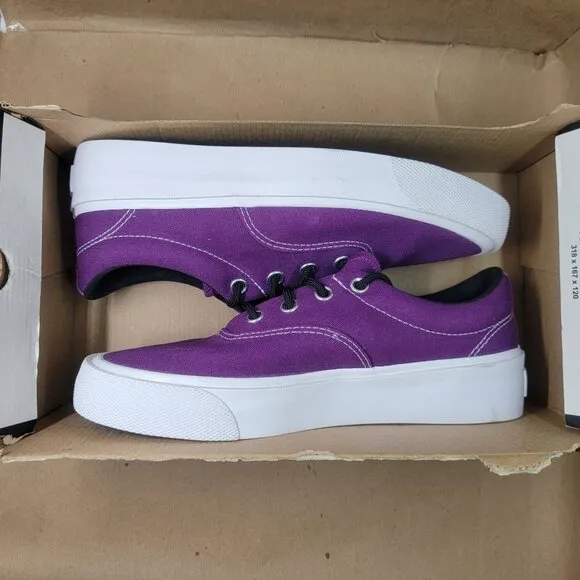 🤩CONVERSE SKID GRIP CVO OX CANVAS Men Shoes Size 7 Retro PURPLE VIOLET 170942C