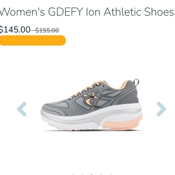 COPY - Authentic GRAVITY DEFYER ION ATHLETIC SHOES