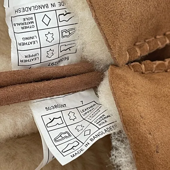 COPY - Hugo Boss RELAX shearling moccasin slippers lounge shoes  Fur Size  10
