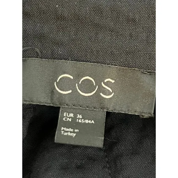 COS black blazer dress long sleeve professional business casual suit