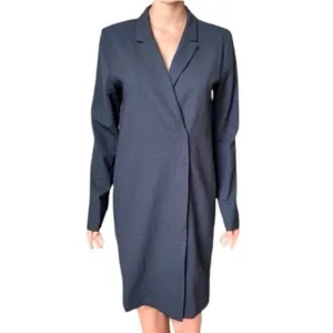 COS black blazer dress long sleeve professional business casual suit