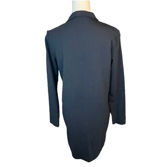 COS black blazer dress long sleeve professional business casual suit