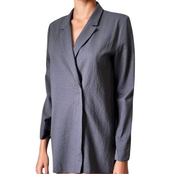 COS black blazer dress long sleeve professional business casual suit