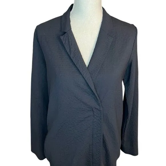COS black blazer dress long sleeve professional business casual suit