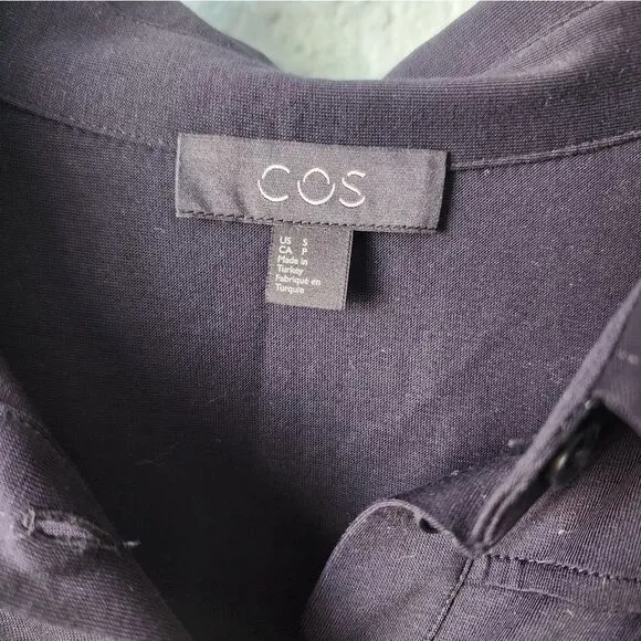 COS oversized lagenlook dress side pockets minimalist