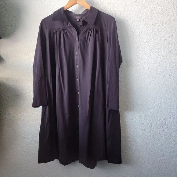 COS oversized lagenlook dress side pockets minimalist