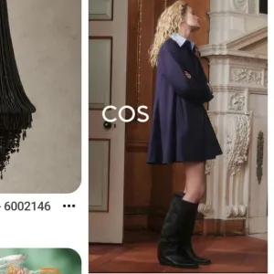 COS oversized lagenlook dress side pockets minimalist