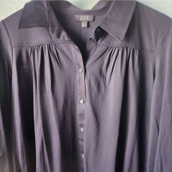 COS oversized lagenlook dress side pockets minimalist