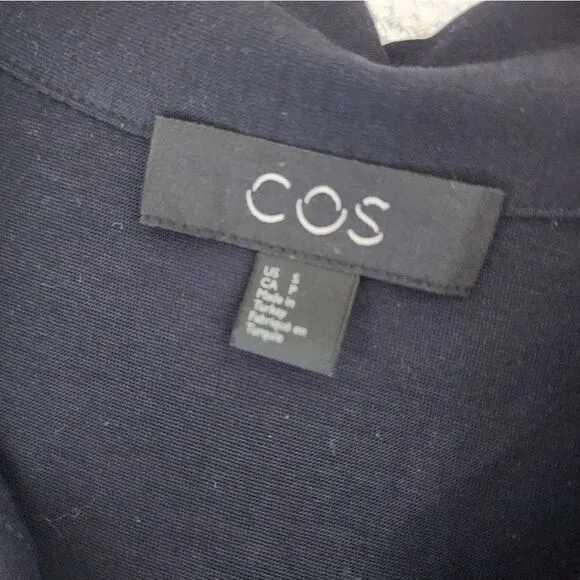 COS oversized lagenlook dress side pockets minimalist