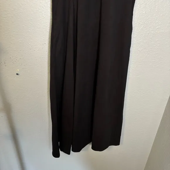 COS Women’s Asymmetric Polo Midi Shirt Dress Black