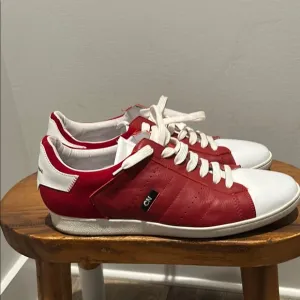 Costume National Men's Sneakers crimson red and white