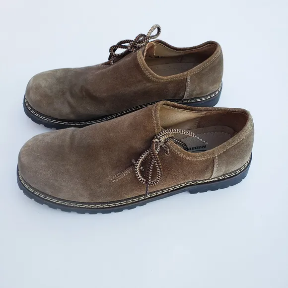 Country Maddox Julian Suede Side Lace Lug Sole German Shoes Size 12