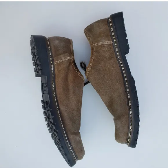 Country Maddox Julian Suede Side Lace Lug Sole German Shoes Size 12