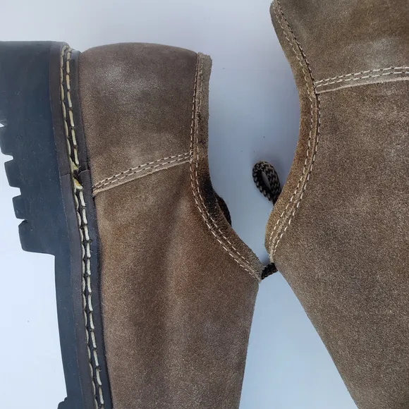 Country Maddox Julian Suede Side Lace Lug Sole German Shoes Size 12
