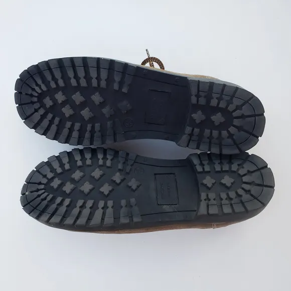 Country Maddox Julian Suede Side Lace Lug Sole German Shoes Size 12