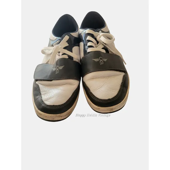 Creative Recreation Men's Gray White Leather Two Tone Lace Up‎ Low Top Sneaker