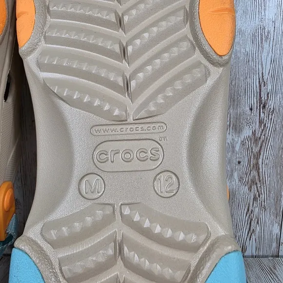 Crocs All-Terrain Clog Sandal Adjustable Strap Comfort Casual Shoes Mens 12