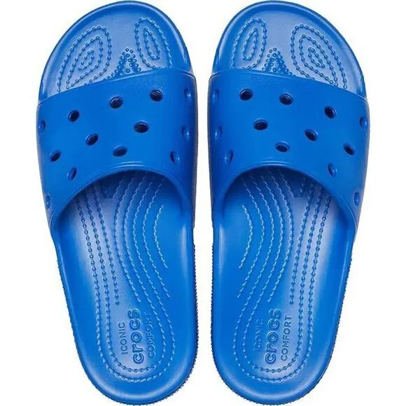 Crocs Classic 206121-4KZ Men's US 5 Blue Slip On Casual Slide Slippers POW70