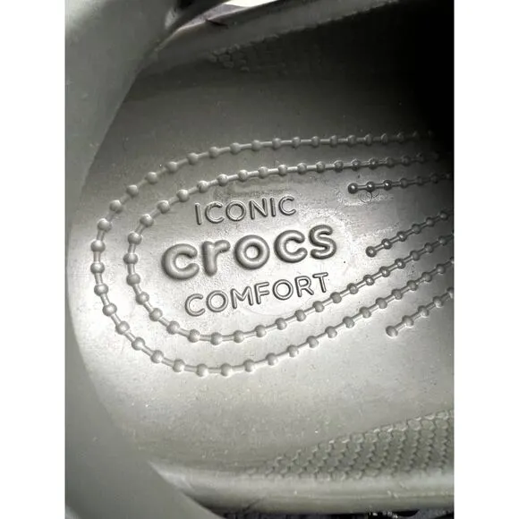Crocs Iconic Classic Crush Clog 'Dusty Olive' Men's Comfy Shoes SZ 12:NWT/No Box