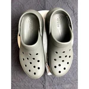 Crocs Iconic Classic Crush Clog 'Dusty Olive' Men's Comfy Shoes SZ 12:NWT/No Box