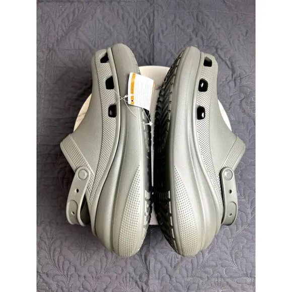 Crocs Iconic Classic Crush Clog 'Dusty Olive' Men's Comfy Shoes SZ 12:NWT/No Box