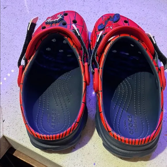 Crocs Kids Spider-Man Red Clogs