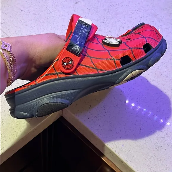 Crocs Kids Spider-Man Red Clogs