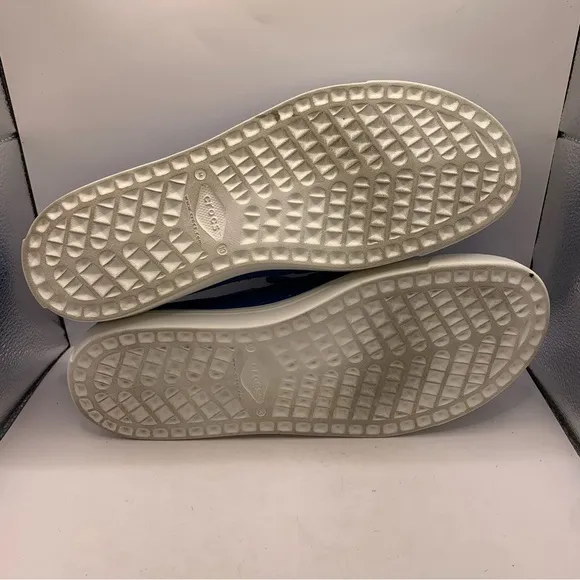 CROCS MEN  INDOOR OUTDOOR BLUE SLIP-ON COMFY RUBBER SHOES SIZE 13