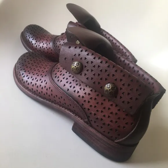 Cutout Ankle Boots by Patricia Nash Sz 6.5