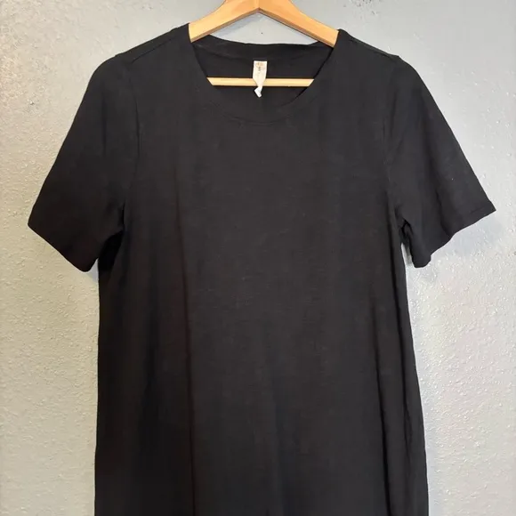 Daily Practice by Anthropologie Side-Slit Maxi Dress Black