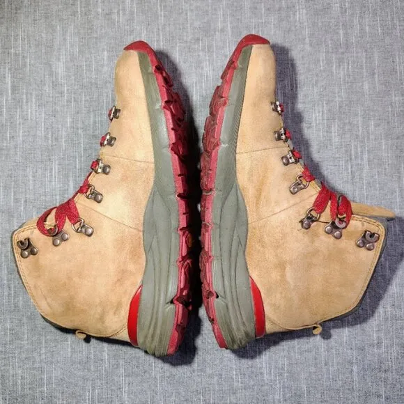 Danner Mountain 600 Boots Mens 9 D Brown Red Leather 4.5&quot; Hiking Boots 62241