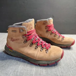 Danner Mountain 600 Boots Mens 9 D Brown Red Leather 4.5&quot; Hiking Boots 62241