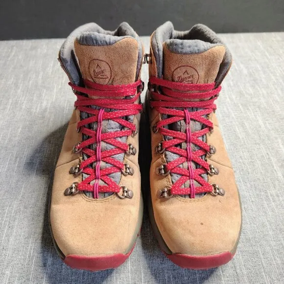 Danner Mountain 600 Boots Mens 9 D Brown Red Leather 4.5&quot; Hiking Boots 62241