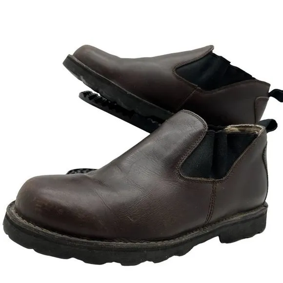 Danner Romeo II Mens 11 Chelsea Boots 3.5” Ankle Leather Slip On Shoes Work