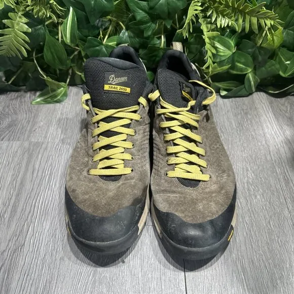 Danner Trail 2650 Boots Mens 12 D Black Olive GTX Low 3&quot; Gore Tex