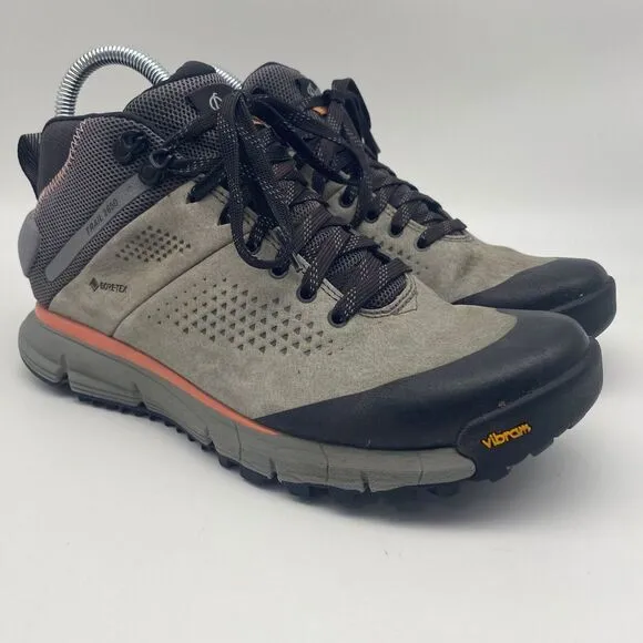Danner TRAIL 2650 GTX Gray Salmon Waterproof Goretex Mid Hiking Boots Size 9‎