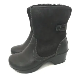 Dansko Harper fur Lined Clog Ankle Boots Size 40