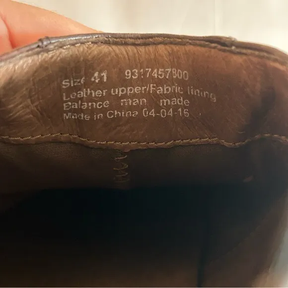 Dansko Marilyn brown genuine leather chelsea clog ankle boots size 10.5 EU 41
