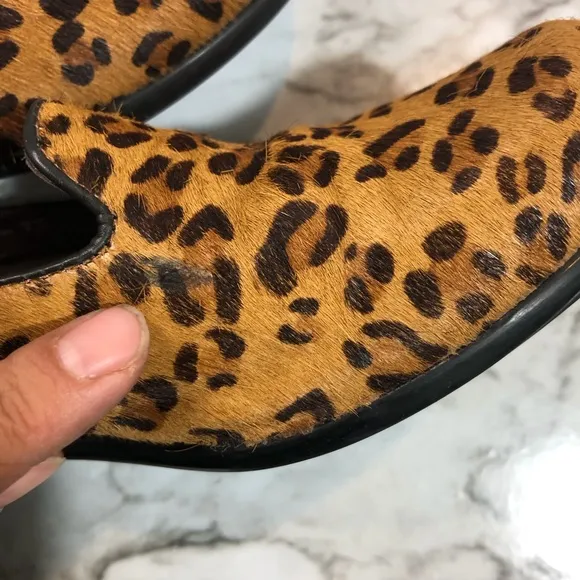 Dansko Olivia Leopard Print Calf Hair Loafer Size 38 EU (7.5/8 US)