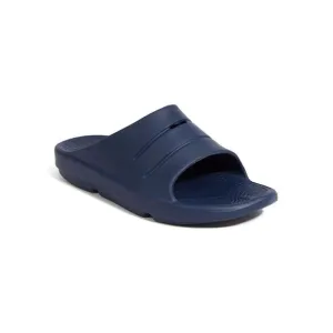 DEER STAGS Mens Navy Molded Footbed Ward Toe Slip On Slide Sandals Shoes 13 M
