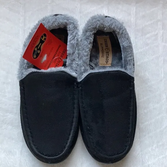 Deer Stags Men’s Spun Closed Toe Slip On Slippers