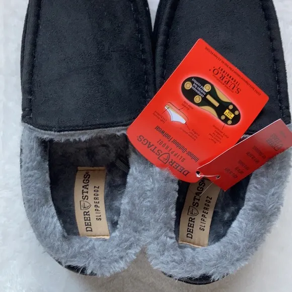 Deer Stags Men’s Spun Closed Toe Slip On Slippers