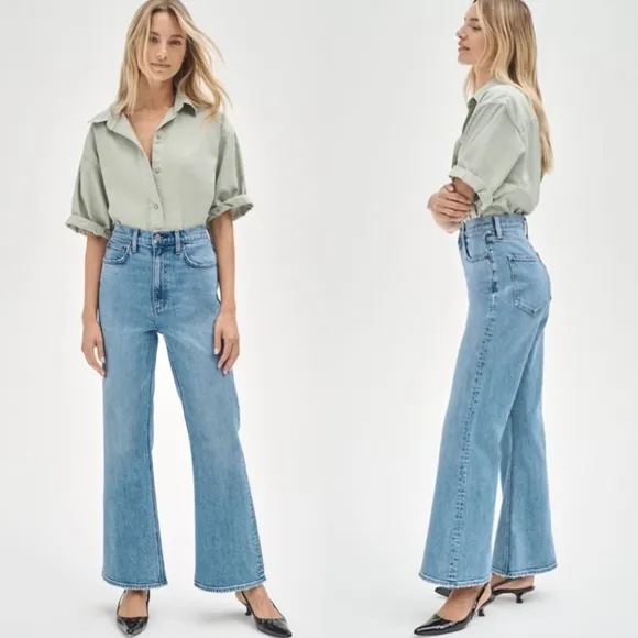 Denim Forum Aritzia The Twiggy High Rise Flare Jeans Women's Size 29